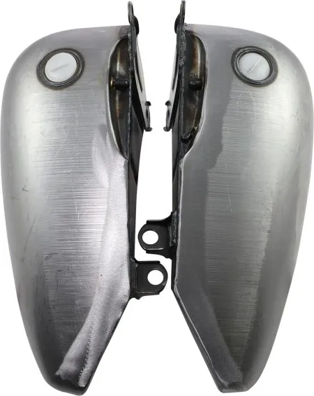 Drag Specialties 2 Inch Extended 5.2 Gallon Flat-Side Gas Tank For Harley Davidson Fat Bob Models (11584-BX46)