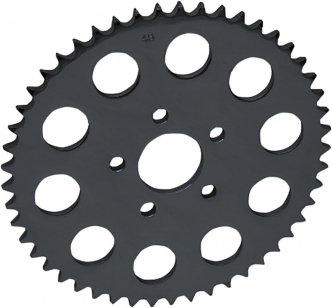 Drag Specialties 51 Tooth Gloss Black Rear Chain Sprocket For HD Evo Big Twin and 92-99 Sportster Models (71891DE)