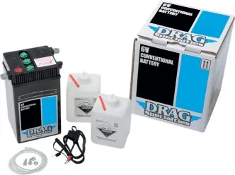 Drag Specialties 6 Volt Battery Drag H-2 For 1948-1964 HD Big Twin Models (DH-2FP-EU)
