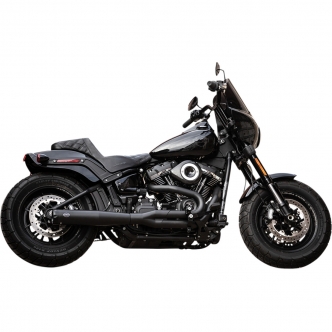 S&S Cycle 2 Into 1 Exhaust in Black Finish For 2018-2020 Softail Models (550-0788)
