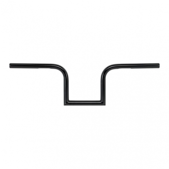 Biltwell Frisco 1 Inch Slotted Handlebars in Black Finish For 1982-2023 Harley Davidson Models (Excl. 08-23 E-Throttle) (6003-2016)