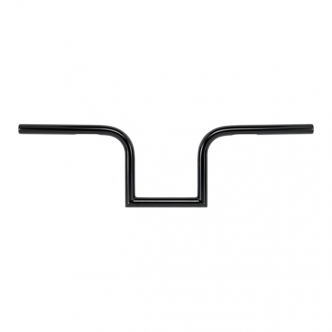 Biltwell Frisco 1 Inch Slotted Handlebars in Black Finish For 1982-2023 Harley Davidson Models (Excl. 08-23 E-Throttle) (6003-2016)