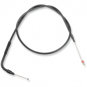 Barnett Throttle Cable Stealth Standard Length Black-On-Black For 2001-2015 Softail Models (131-30-30012)