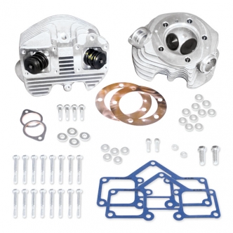 S&S Cycle 3.625 Inch Bore Super Stock Heads in Natural Finish For 1966-1978 B.T. With O-Ring Style Heads & Big Bore Cylinders Models (90-1497)