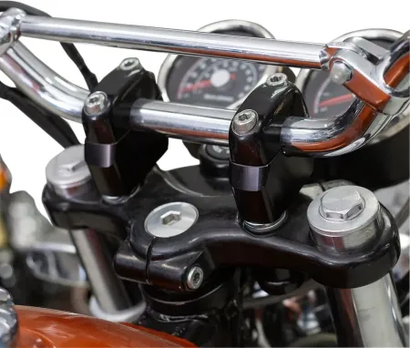 S&S Cycle Handlebar Adjuster Kit For 2019-2021 Royal Enfield 650 Twin Models (570-0003)