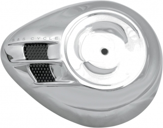 S&S Cycle Air Cleaner Cover Stealth Airstream in Chrome Finish For Super Stock Stealth Air Cleaner (170-0118)