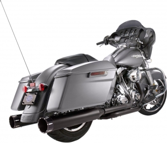 S&S Cycle MK45 EC Approved Tracer Slip-on Muffler In Black For Harley Davidson 2017-2023 Touring Models (550-0865)
