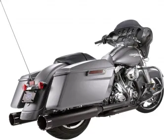S&S Cycle MK45 EC Approved Tracer Slip-on Muffler In Black For Harley Davidson 2017-2024 Touring Models (550-0865)