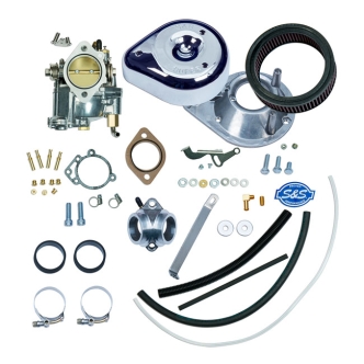 S&S Super E Carburetor Kit With Band Type Manifold For 1979-1985 XL Sportster Models (11-0406)
