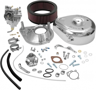 S&S Super E Carburetor Kit For Late 1978-1984 Shovel With Band Manifold Models (11-0411)