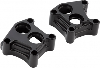 Arlen Ness 10-Gauge Tappet Block Cover Kit In All Black For Harley Davidson 1999-2017 Dyna, Softail & Touring Models (12-574)