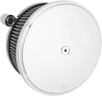 Arlen Ness Smooth Stage 2 Big Sucker Air Cleaner Kit In Chrome With Pre-Oiled Filter For Harley Davidson 1999-2017 Twin Cam (Exc. E-Throttle & 99-01 FLT) (18-818)