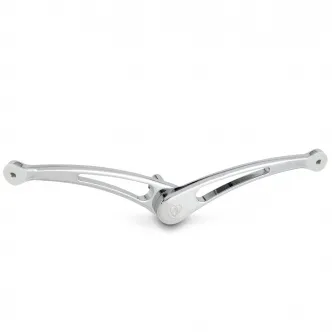 Arlen Ness Radius Heel/Toe Shift Arm In Chrome For Harley Davidson 1997-2021 Touring & 2000-2017 Softail Models (19-790)
