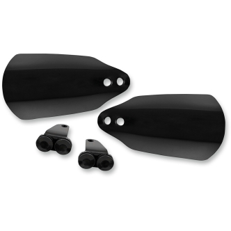 Memphis Shades Black Hand Guards For Harley Davidson 2017-2021 FLHR, 2014-2020 FLHTCU/FLHTK & 2015-2020 FLHTCUL/FLHTKL/FLTR/I & FLTRU/FLTRK Models (MEB7217)