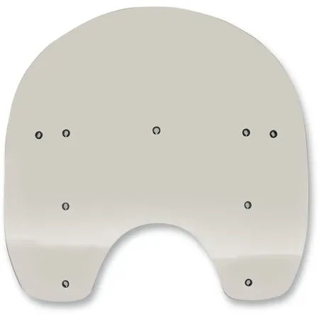 Memphis Shades 15 Inch Replacement Windshield In Solar For Harley Davidson 1985-2010 FXWG/FXST/FXSTB & 1993-2005 FXDWG Models With OEM Accessory Quick Release Compact Windshield (MEP6189)