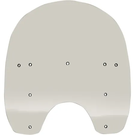 Memphis Shades 17 Inch Replacement Windshield In Solar For Harley Davidson 1985-2010 FXWG/FXST/FXSTB & 1993-2005 FXDWG Models With OEM Accessory Quick Release Compact Windshield (MEP6289)