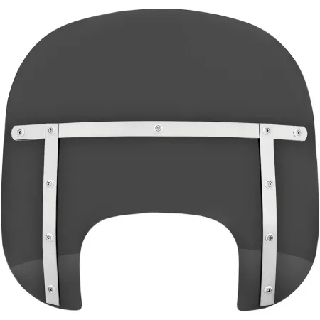 Memphis Shades 13 Inch Fats Windshield Dark Black Smoke For Harley Davidson 2018-2023 FLFB/S Fat Boy Models (MEM6010)