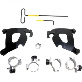 Memphis Shades Cafe Fairing Trigger-Lock Mounting Kit In Black For HD Sportster Models (MEB2003)