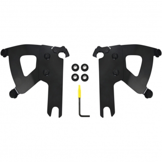 Memphis Shades Road Warrior Trigger-Lock Mounting Kit In Black For HD Touring Models (MEB2039)