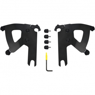 Memphis Shades Road Warrior Trigger-Lock Mounting Kit In Black For HD Touring Models (MEB2040)