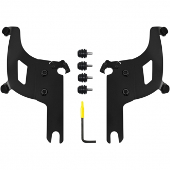 Memphis Shades Bullet Fairing Trigger-Lock Mounting Kit In Black for HD Touring Models (MEB2042)