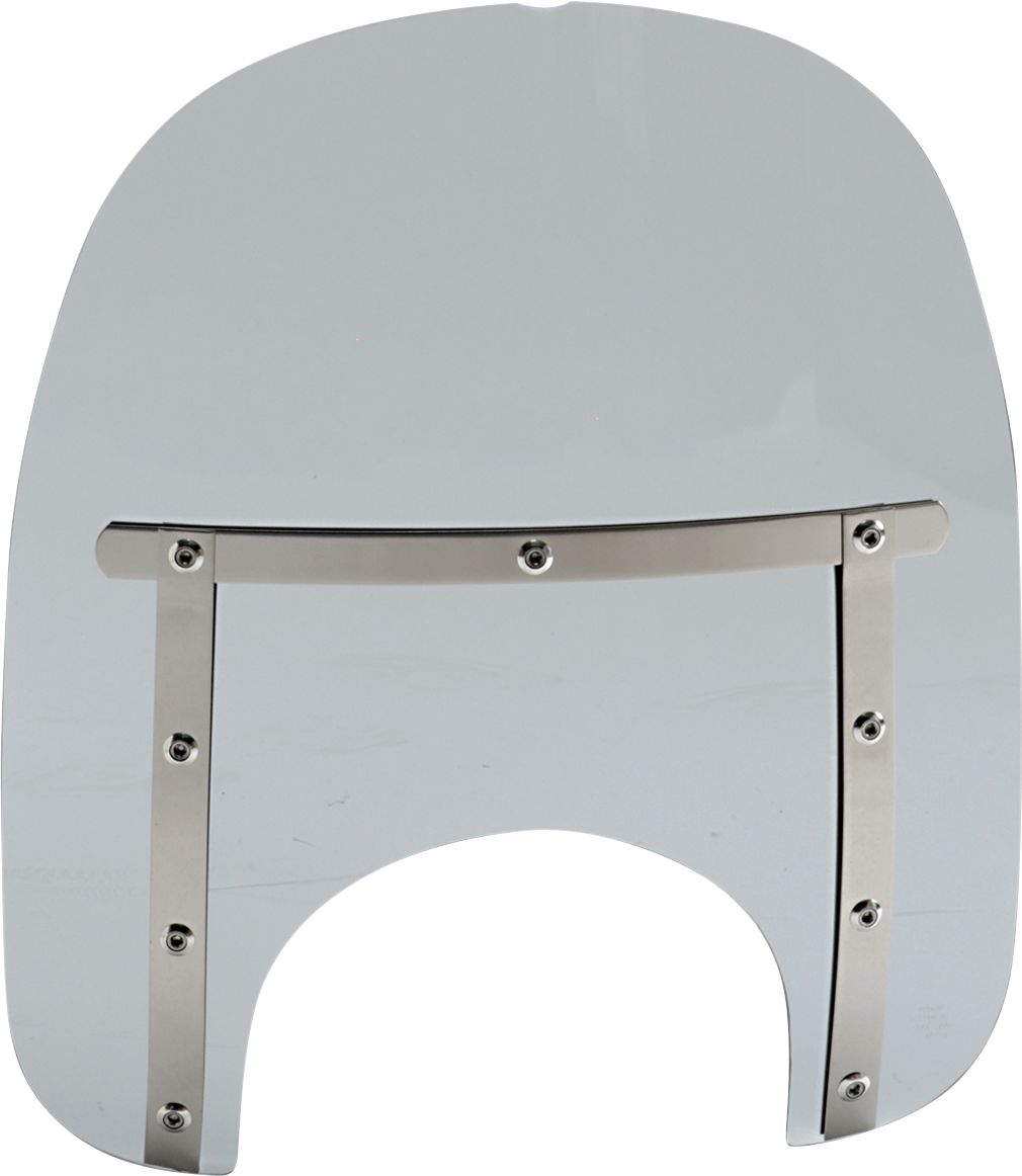 Memphis Shades 15 Inch Tall Slim Windshield In Black Smoke For Standard