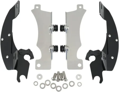 Memphis Shades Batwing Trigger-lock Kit In Black Finish For Yamaha Models (MEK1916)