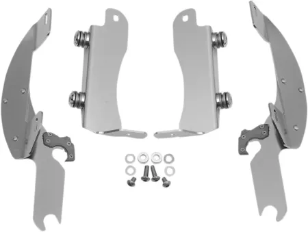 Memphis Shades Batwing Trigger-lock Kit In Polished Finish For Kawasaki Models (MEK1935)