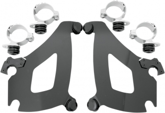 Memphis Shades Bullet Fairing Trigger Lock Mounting Kit in Black Finish For Honda And Yamaha Models (MEK1959)