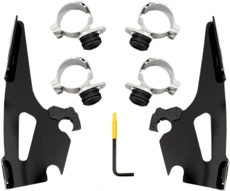Memphis Shades Fats/Slim Trigger-lock Mounting Kit In Black For Indian Models  (MEB2019)