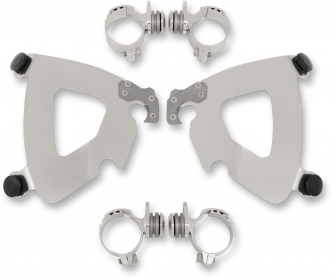 Memphis Shades Gauntlet Trigger-Lock Mounting Kit In Polished Stainless Steel For Indian Models (MEK2024)