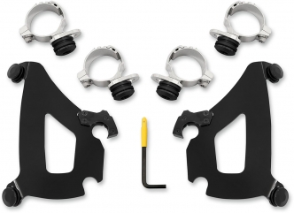 Memphis Shades Trigger-Lock Mounting Kit In Black For Indian 2015-2022 Scout & Scout Sixty Models (MEB2026)