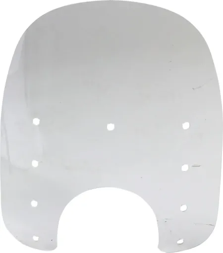 Memphis Shades 15 Inch Replacement Slim Windshield In Clear For 5 3/4 - 7 Inch Headlights (MEP4110)