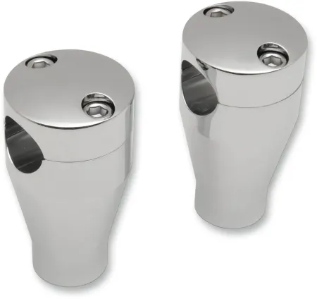 Drag Specialties 3 Inch Tall Socket-Head Handlebar Riser Kit In Chrome For 1 Inch Handlebars (57-6000A-SC)