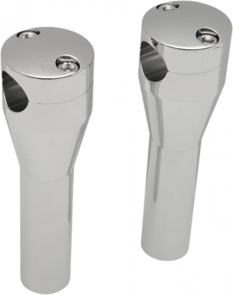 Drag Specialties 6 Inch Tall Socket-Head Handlebar Riser Kit In Chrome For 1 Inch Handlebars (57-6002A-SC)