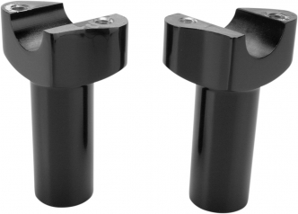 Drag Specialties 3.5 Inch Straight Risers in Black (241611)