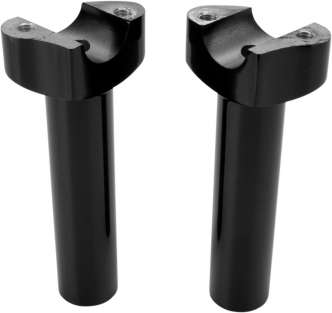 Drag Specialties 5.5 Inch Straight Risers in Black (241613)