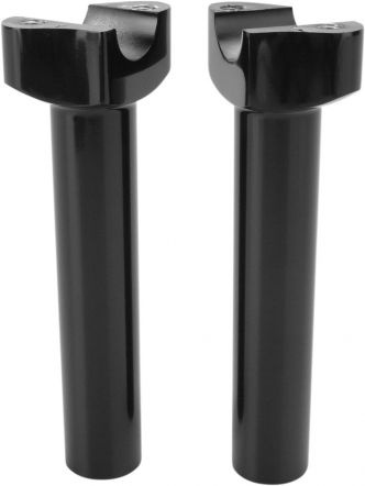 Drag Specialties 6.5 Inch Straight Risers in Black (241614)
