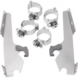 Memphis Shades Fats/Slim/Batwing Trigger-lock Kit In Polished Finish For HD Dyna, And Softail Models (MEM8977)