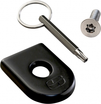 Saddlemen Seat Security Screw Black 1/4-20 x 1/2 Threaded For 1996-2021 H-D With 2-Up Seats (8910B)