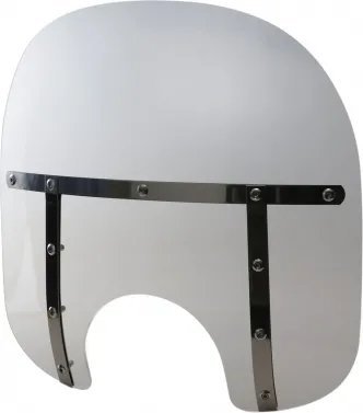 Memphis Shades 15 inch Fats Windshield Clear for Standard 5-3/4 inch - 7 inch Headlights (MEM3120)