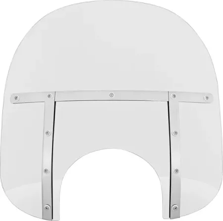 Memphis Shades 15 Inch Fats Windshield Clear For Harley Davidson 1999-2023 FLHR/FLHRI/FLHRCI/FLHRSI Road King Models (MEM3520)