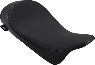 Drag Specialties Low-Profile Vinyl Plain Solo Seat in Black For 2008-2023 Touring Models (0801-0870)