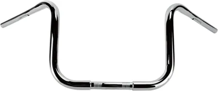 Burly Brand 12 Inch Gorilla Apehanger in Chrome Finish For 1982-2021 Harley Davidson (Excluding 2008-2021 E-Throttle, 1988-2011 Springer) Models (B28-350T)