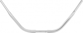 Burly Brand 1-1/4 Inch Beach Bar Smooth Handlebar in Chrome Finish (B28-313T)
