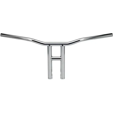 Biltwell Tyson XL 12 Inch Handlebar in Chrome Finish For 2008-2023 Harley Davidson E-Throttle Models (6242-1055)