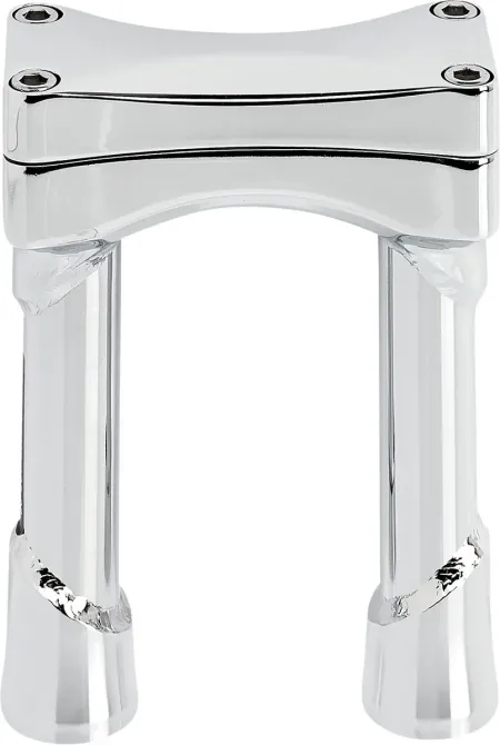 Biltwell 6 Inch Oversized Murdock Risers in Chrome Finish (6413-105-06)