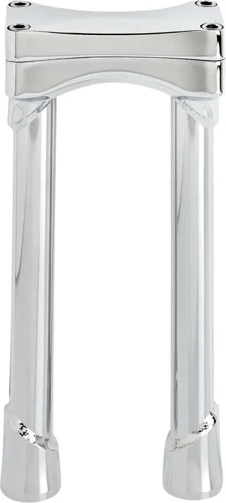 Biltwell 10 Inch Oversized Murdock Risers in Chrome Finish (6413-105-10)
