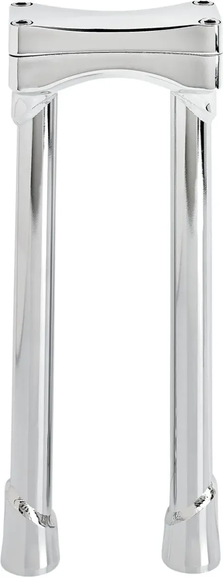 Biltwell 12 Inch Oversized Murdock Risers in Chrome Finish (6413-105-12)
