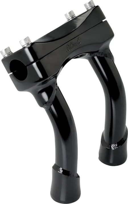 Biltwell 6 Inch Oversized Pullback Murdock Risers in Black Finish (6414-201-06)